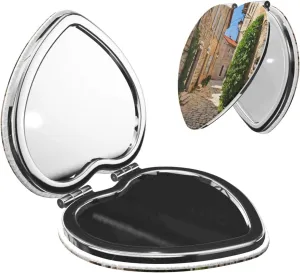Italy Tuscan Portable Pocket Cosmetic Mirror-Compact and Light, It is A Necessary Thing to Go Out for Beauty and Makeup