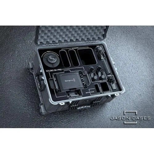 Jason Cases Wheeled Hard Case with Foam Insert for Blackmagic Studio Camera 6K Pro