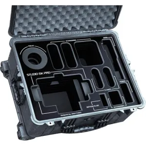 Jason Cases Wheeled Hard Case with Foam Insert for Blackmagic Studio Camera 6K Pro