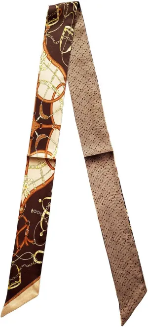 JERLA 100% Mulberry silk Scarf bag scarf Head Hair Ribbon Handbag Handle wrap Tie Bundle Scarf Neckerchief Scarf for women