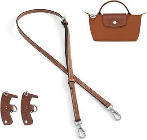 Jiesinlov Leather Bag Shoulder Strap Replacement Crossbody Adjustable Conversion Kit Fit for Mini Pouch