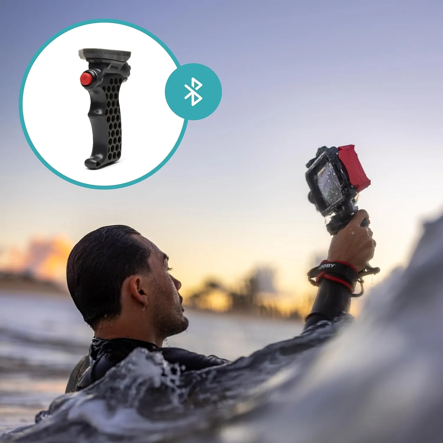 JOBY SeaPal, Waterproof Smartphone Case up to 10m/33ft,for Underwater Action Content Creation Videography Photography Surfing Snorkeling Fishing Travel,Compatible with iPhone,Samsung Series S24/23/22