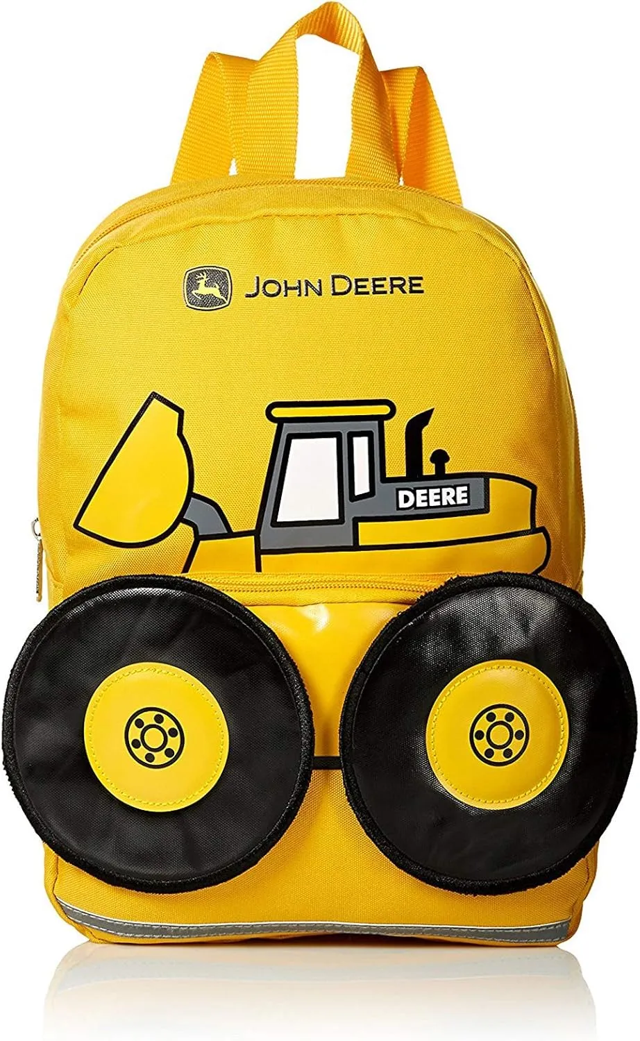 John Deere Boys' Tractor Toddler Backpack (13", Yellow)