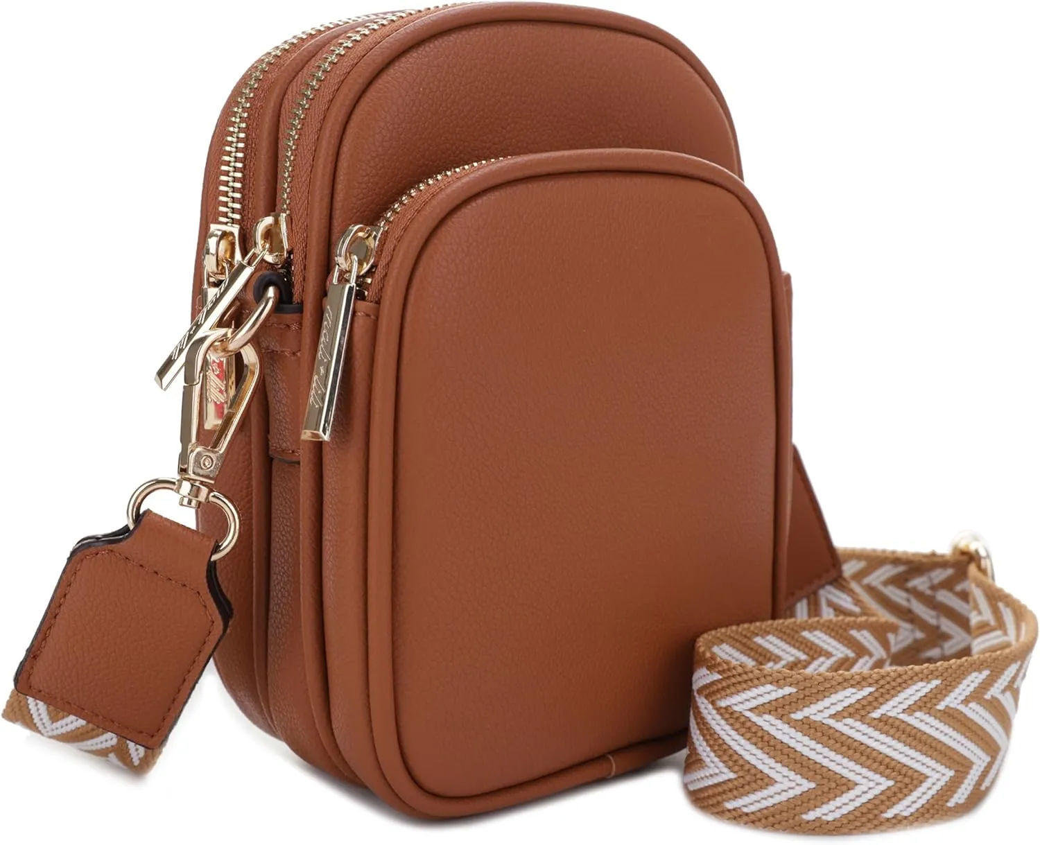 Josie Triple Zip Crossbody Bag