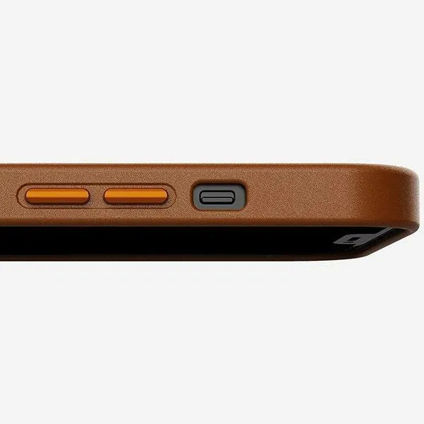 K-doo iPhone 14 Pro Leather Case Back Cover
