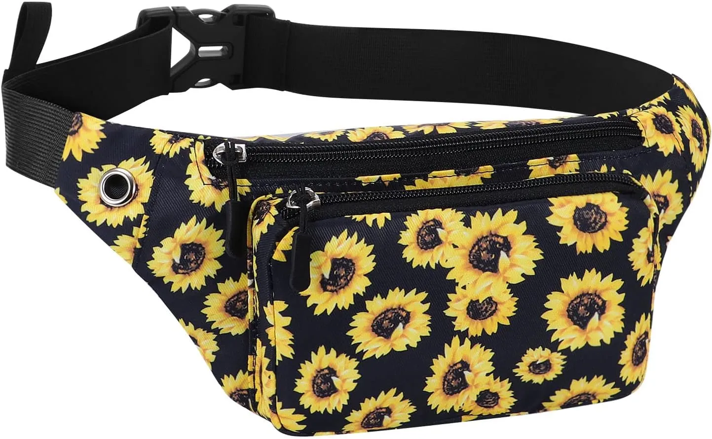 KAMO Fanny Pack, Waist Bag Sling Backpack Water Resistant Durable Polyester Small Waist Bag