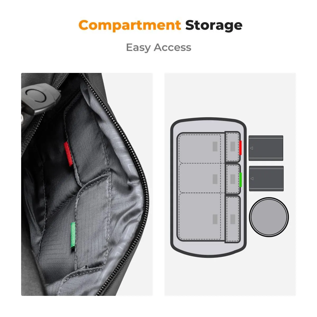 K&F Concept 10L Alpha Sling Camera Bag