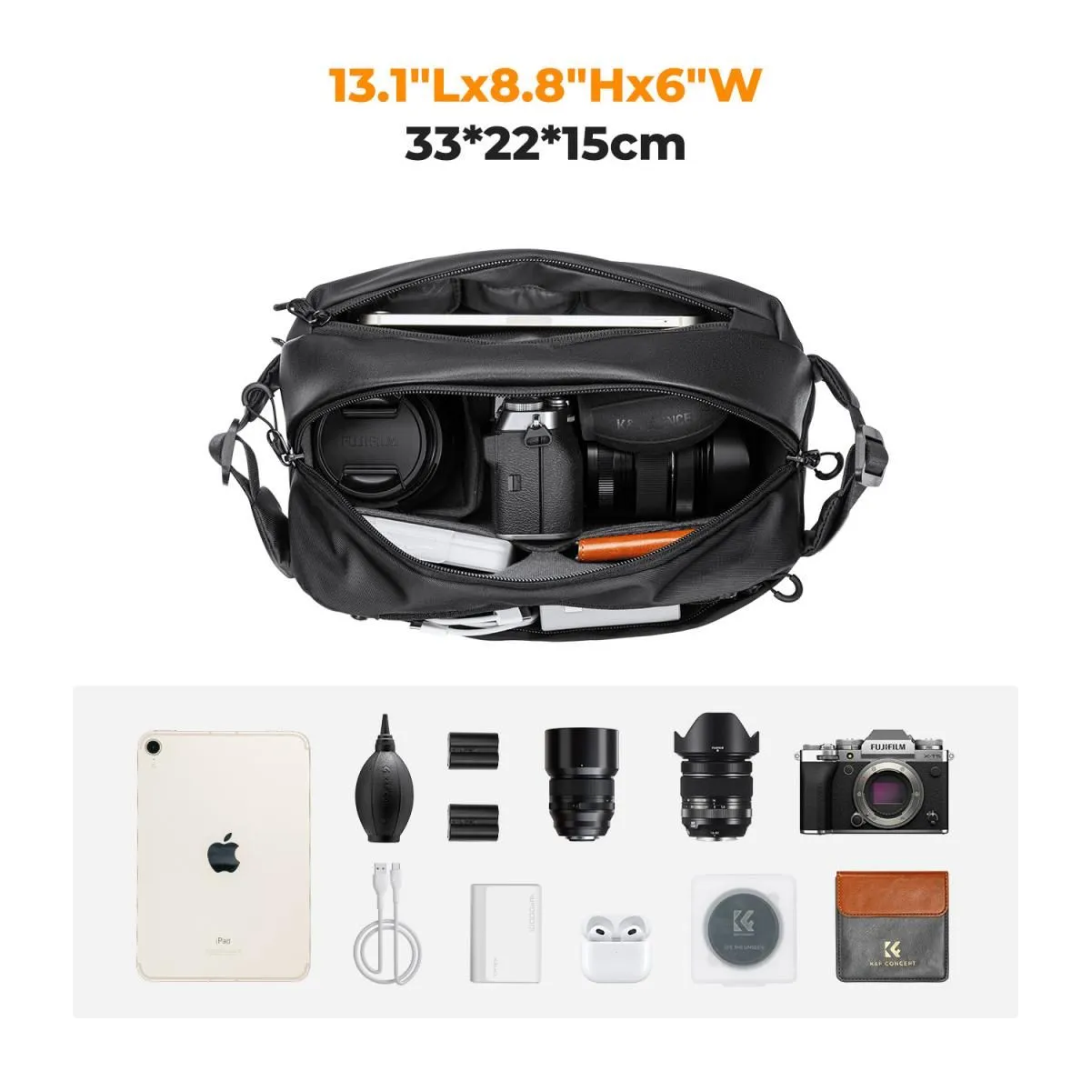 K&F Concept 10L Alpha Sling Camera Bag