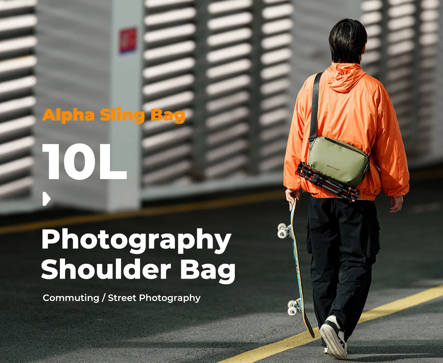 K&F Concept Alpha Sling Camera Bag 10L (Green)