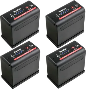 Kastar 4-Pack BP-980GPRO Battery 7.4V 8700mAh Replacement for RED Komodo 6K Digital Cinema Camera