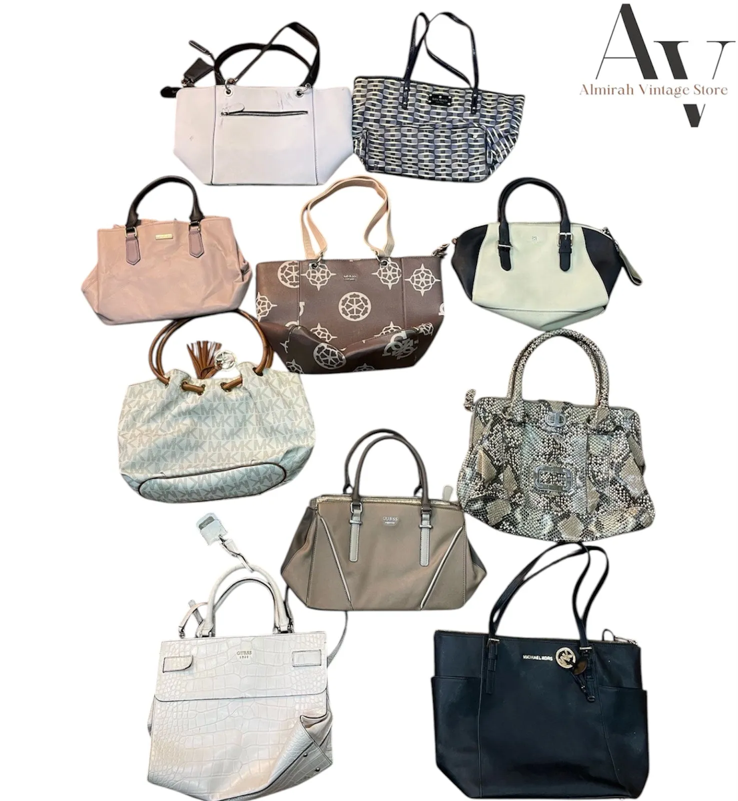 Kate spade ,guess,aldo,mk bags