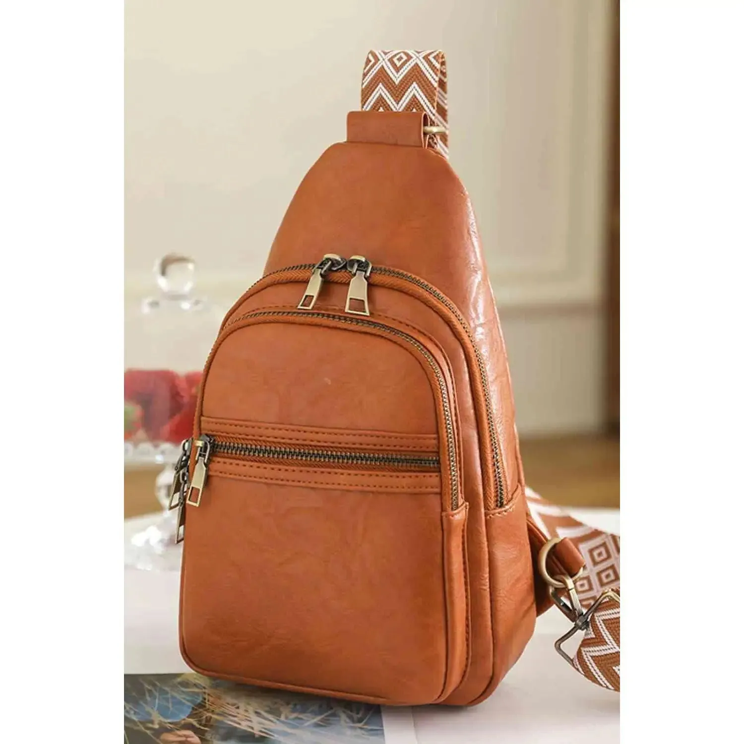 Keitha Vintage Chest Crossbody Bag