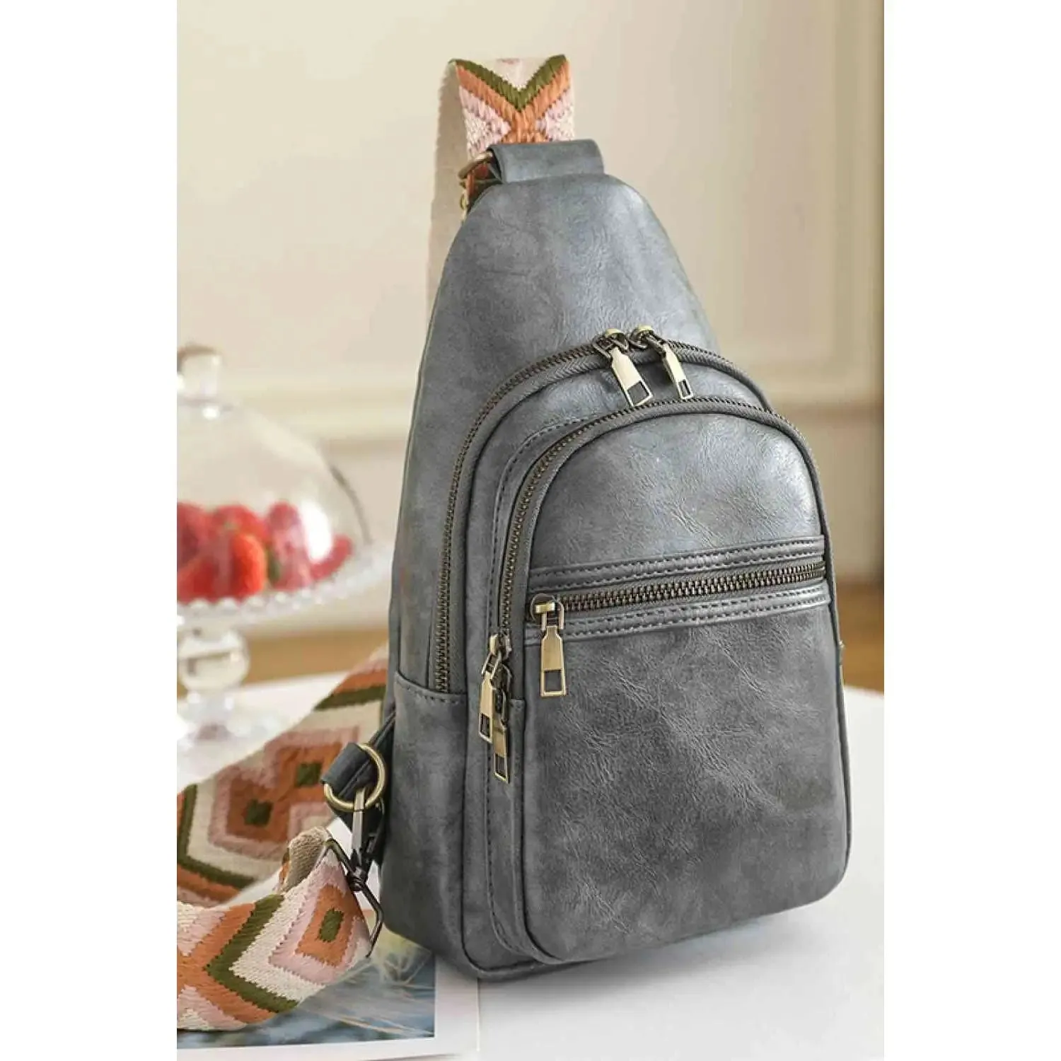 Keitha Vintage Chest Crossbody Bag