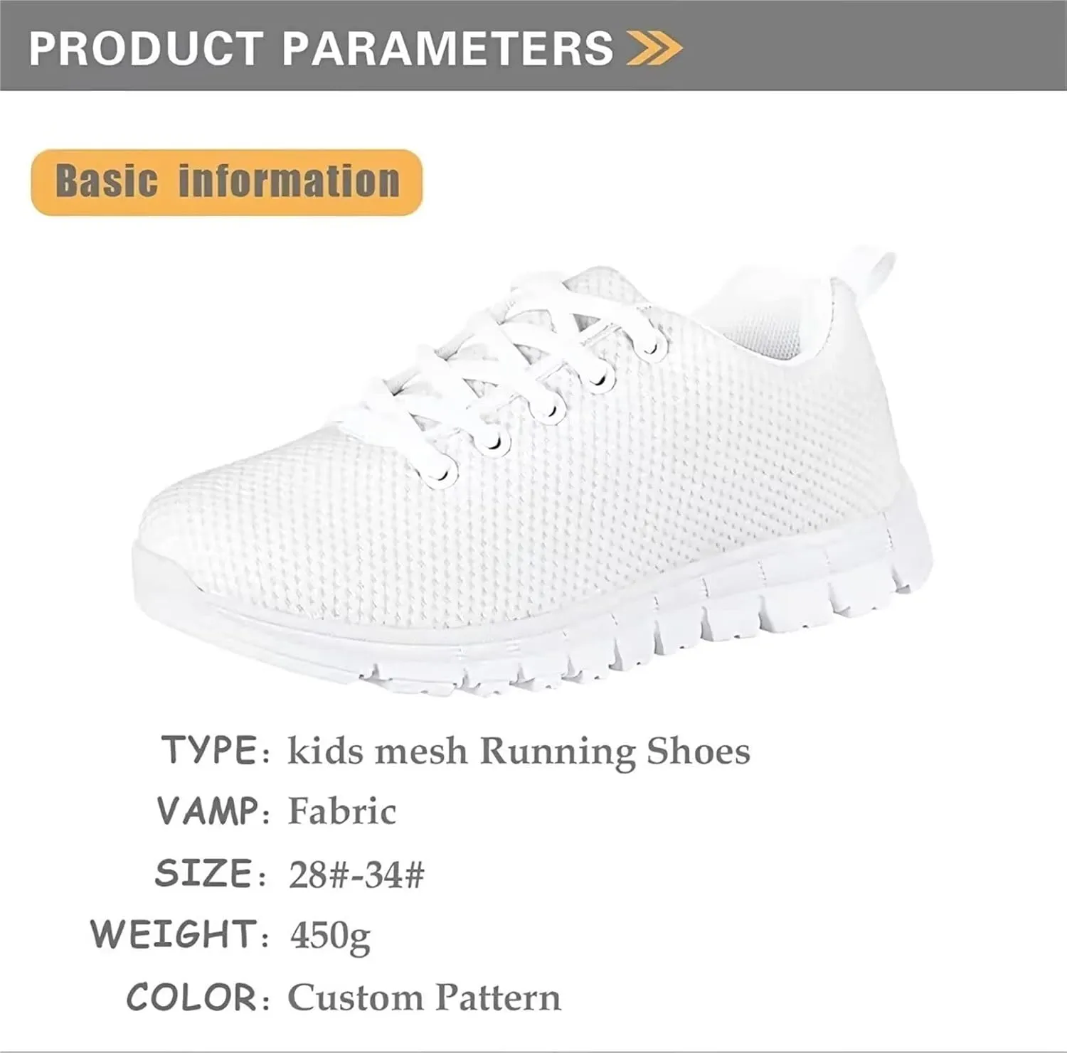 Kids Sneaker Lightweight Breathable Running Tennis Shoes for Girls Boys