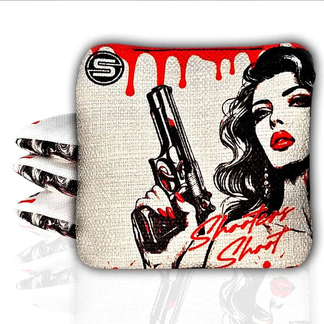Killshots Cornhole | 357 Series | Limited Edition | ACL Pro Certified Cornhole Bags | Premium Quality | Dual-Speed | Durable & Weather Resistant | Set of 4 Bags