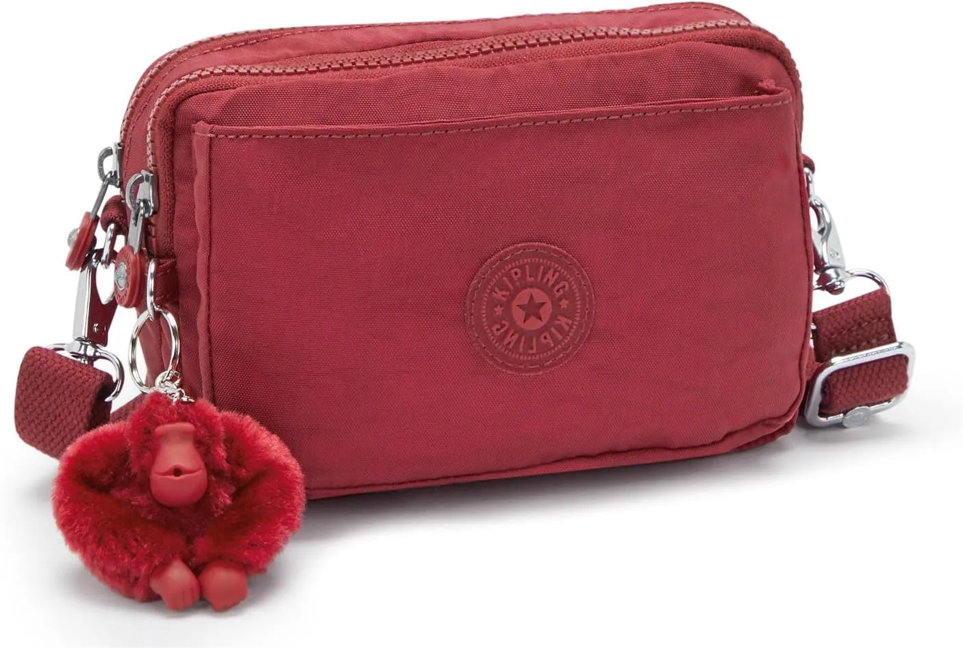 Kipling Women's Abanu Multi Crossbody Bag, Lightweight, Adjustable Waist Pack with Multi-Compartment Zip Pockets