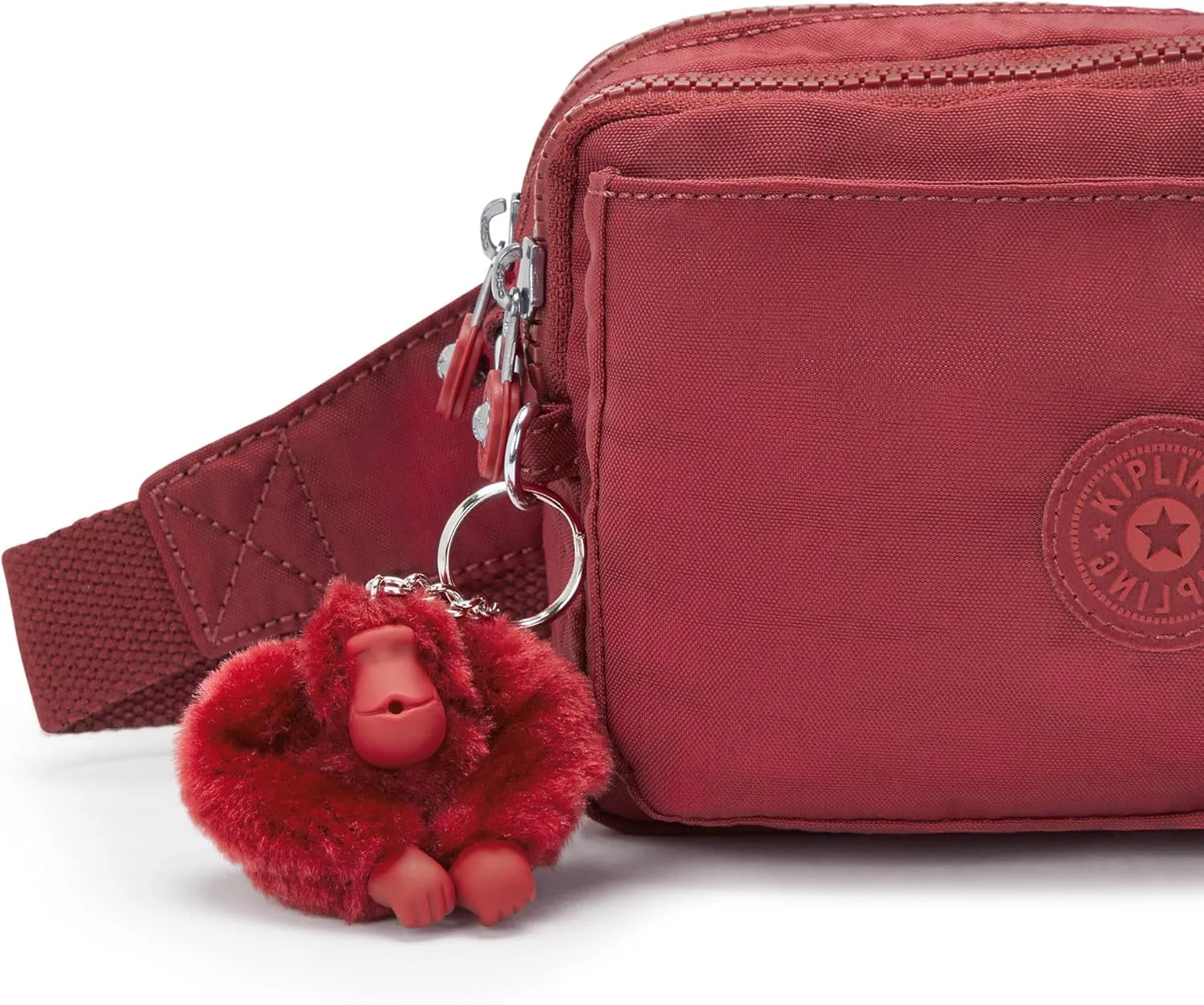 Kipling Women's Abanu Multi Crossbody Bag, Lightweight, Adjustable Waist Pack with Multi-Compartment Zip Pockets