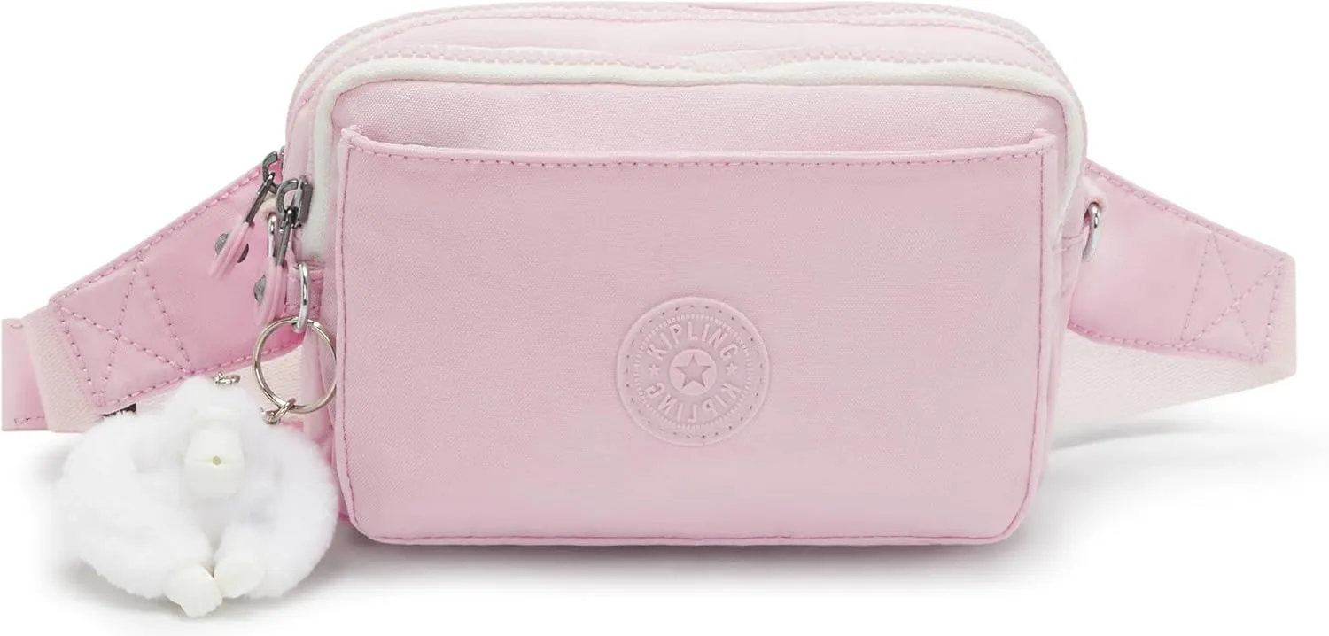 Kipling Women's Abanu Multi Crossbody Bag, Lightweight, Adjustable Waist Pack with Multi-Compartment Zip Pockets