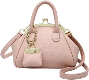 Kiss Lock Purse and Handbags Women's Kiss Lock Crossbody Bag Kisslock Shoulder Bags Satchel Bags Top Handle Handbag Clutch