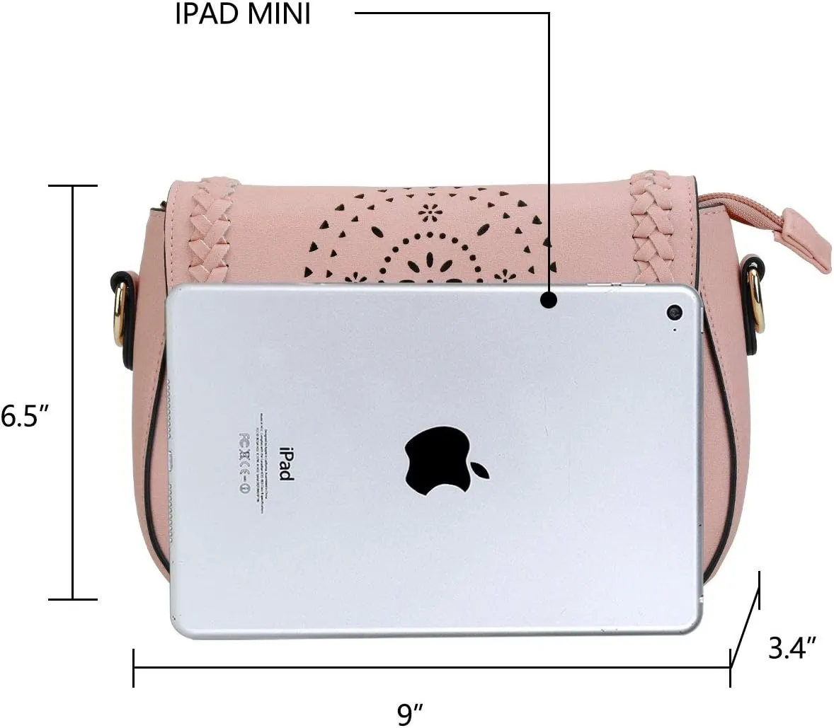 KKXIU Crossbody Bags for Women Hollow Purses with Adjustable Strap