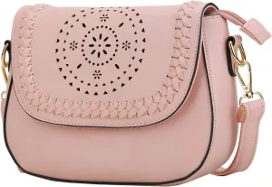 KKXIU Crossbody Bags for Women Hollow Purses with Adjustable Strap