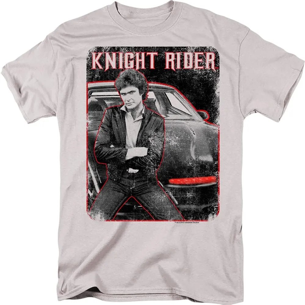 Knight and Kitt - Knight Rider Adult T-Shirt