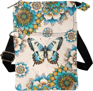 Kuiaobaty Crossbody Sling bag for Women Stylish Bags for Girls Outdoor Travel Zip Cloth Bag Cellphone Storage Purse