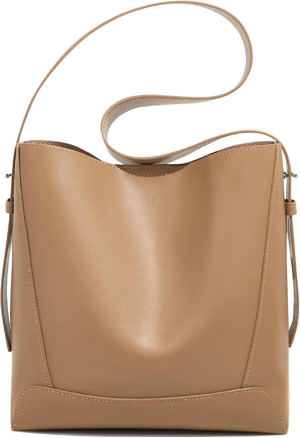 LAORENTOU Cowhide Leather Women Crossbody Bag Purse Tote Style Handbags Trendy for Ladies