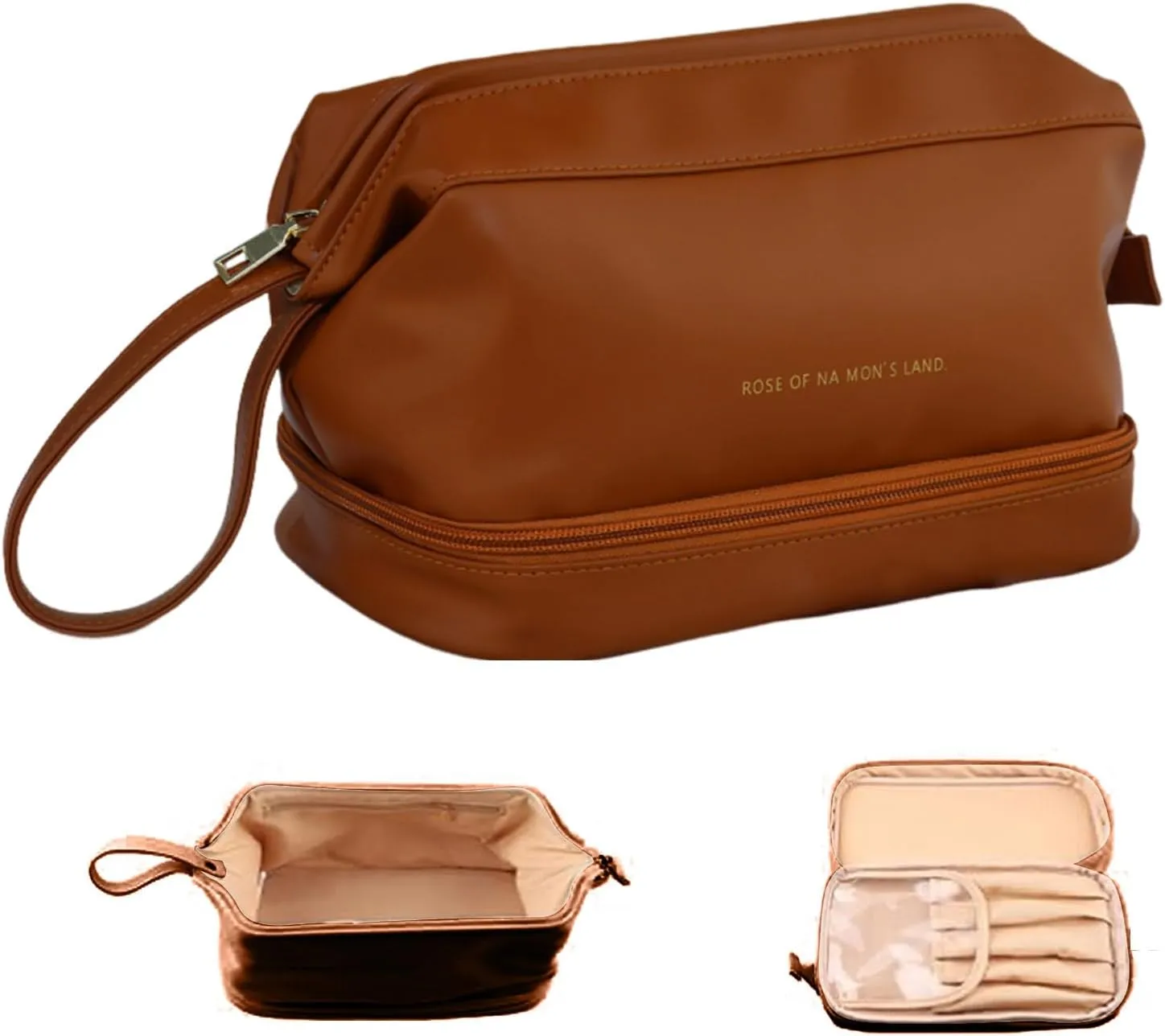 Lara | Layered Travel Cosmetic Makeup Bag
