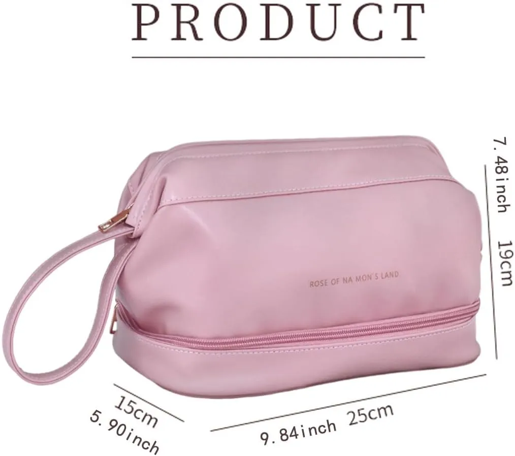 Lara | Layered Travel Cosmetic Makeup Bag