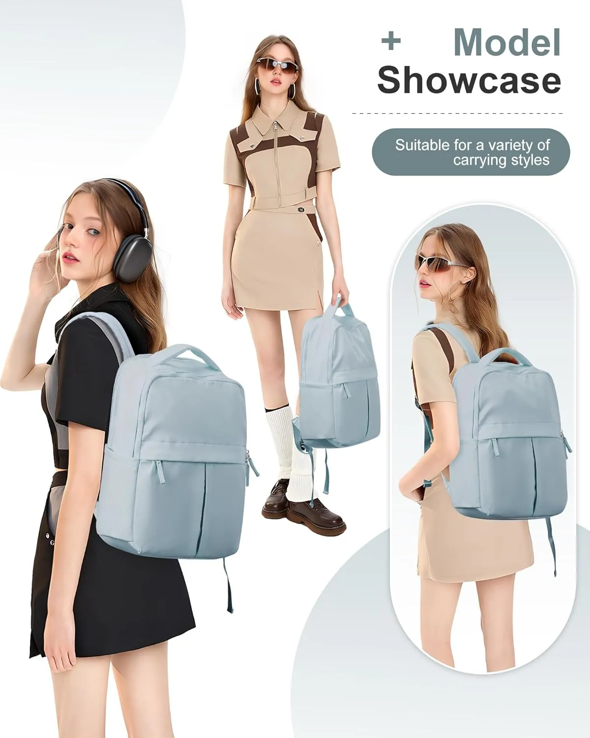 Large Travel Backpack For Women Laptop Backpack Carry On Backpack For Airplanes College Backpacks For Women Men Waterproof Gym Work Backpack For Travel Blue