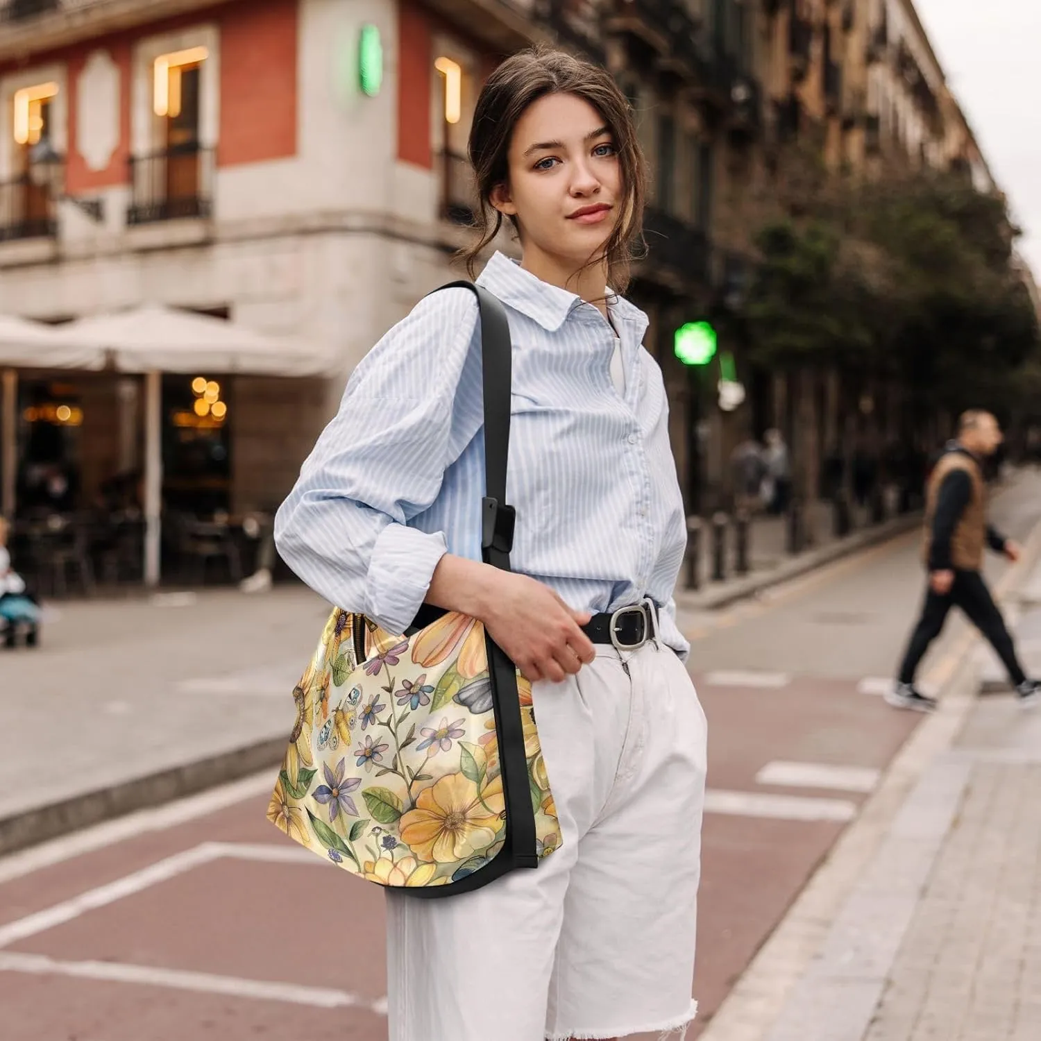 Leather Crossbody Bag for Women,Leather Crossbody Purse Leather Tote Bag Lady Shoulder Bag