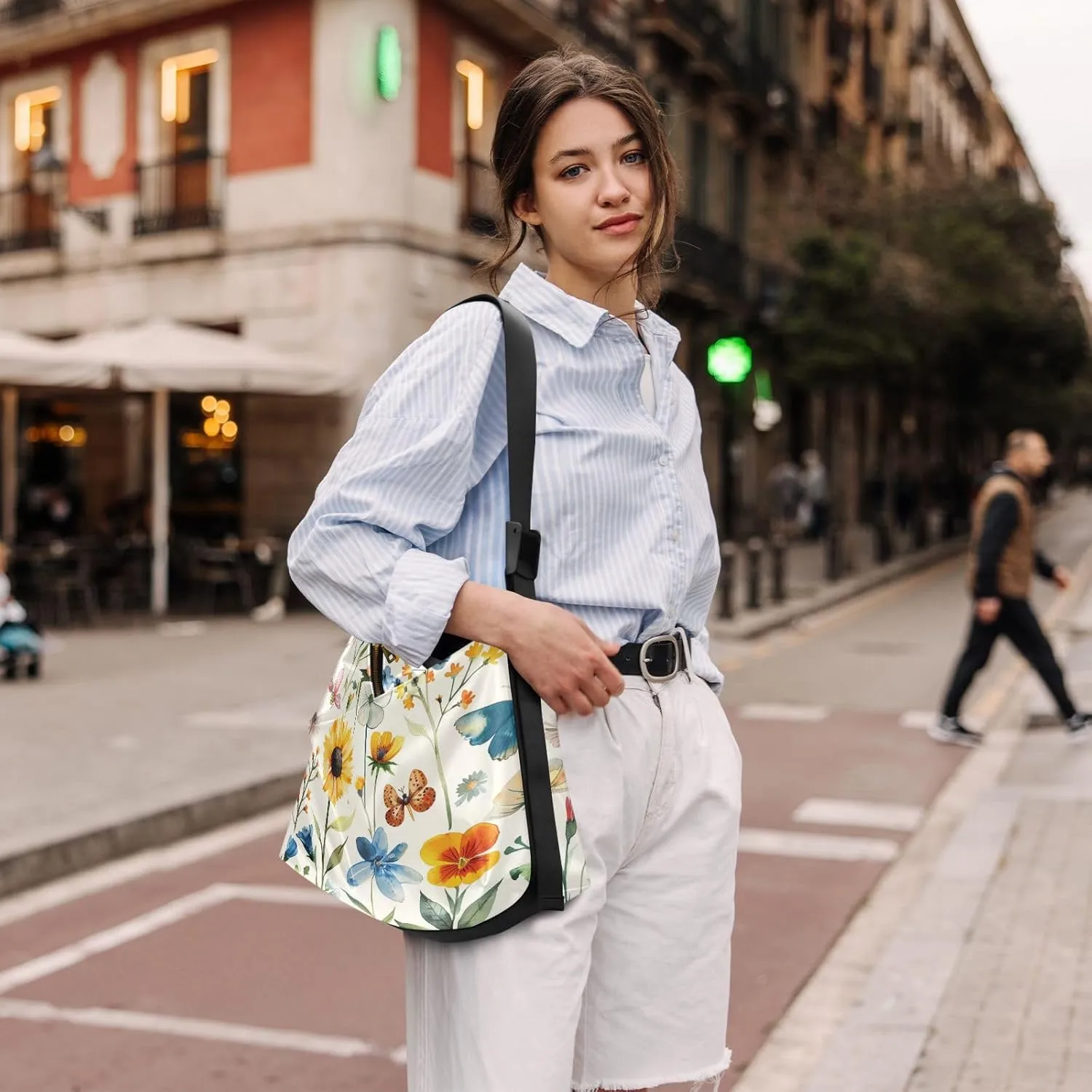 Leather Crossbody Bag for Women,Leather Crossbody Purse Leather Tote Bag Lady Shoulder Bag