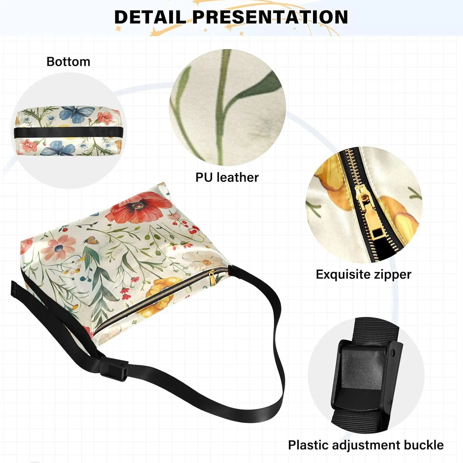 Leather Crossbody Bag for Women,Leather Crossbody Purse Leather Tote Bag Lady Shoulder Bag