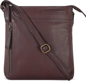 Leather Crossbody Bags for Women - Ladies Sling Handbags - Medium Cross body Purses Handbags - Purses For Women