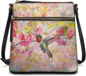Leather Crossbody Bags for Women Travel Cell Phone Purse with Adjustable Strap Fashion Shoulder Handbag Wallet