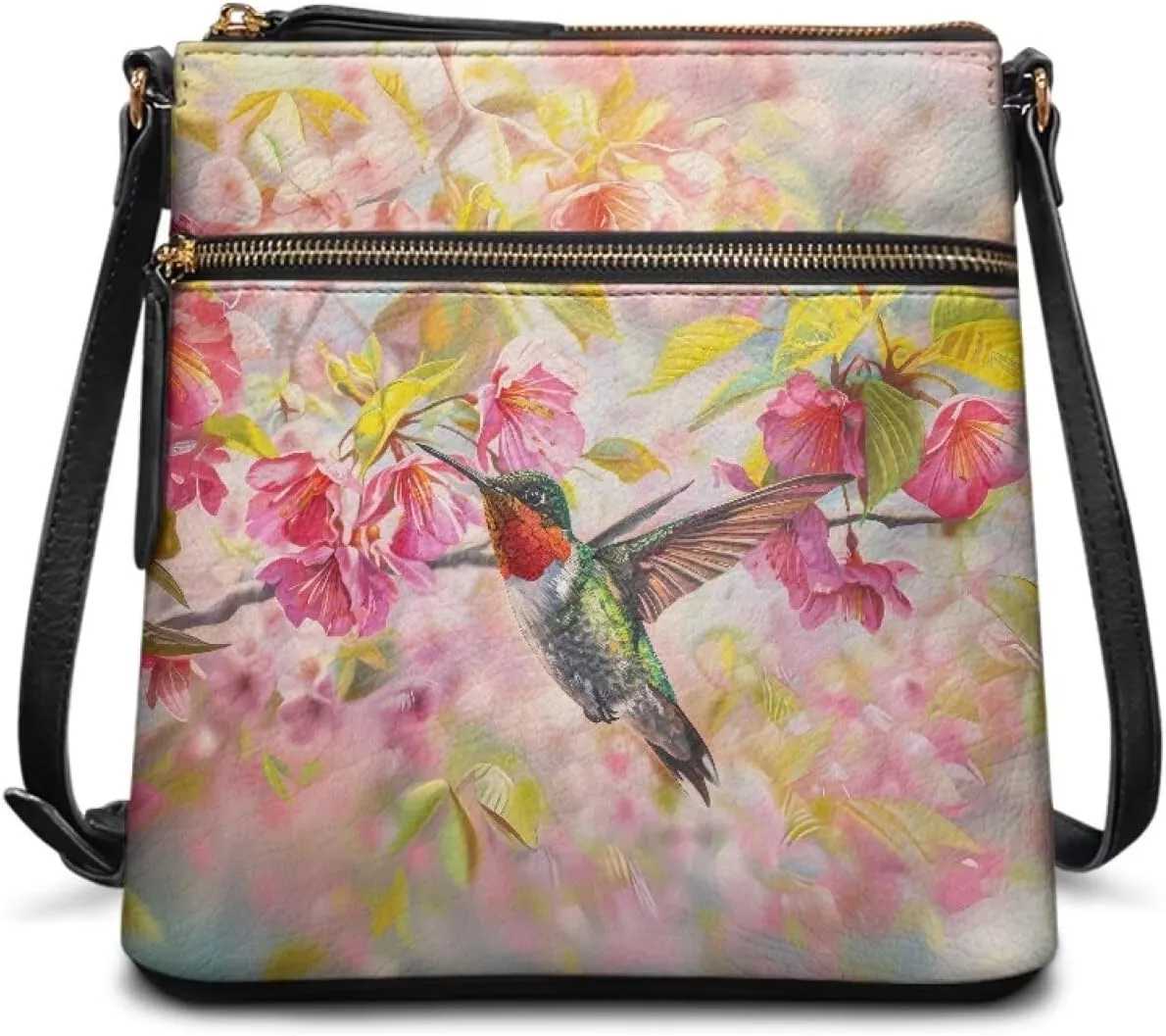 Leather Crossbody Bags for Women Travel Cell Phone Purse with Adjustable Strap Fashion Shoulder Handbag Wallet