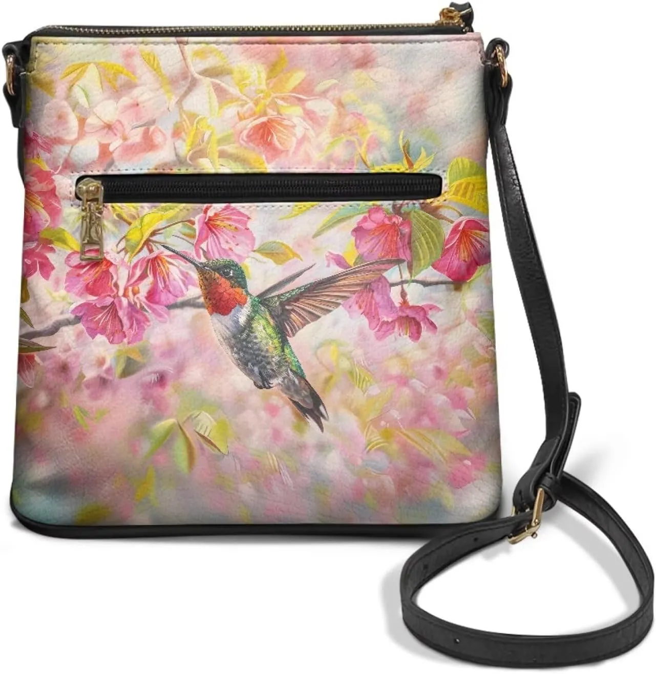 Leather Crossbody Bags for Women Travel Cell Phone Purse with Adjustable Strap Fashion Shoulder Handbag Wallet