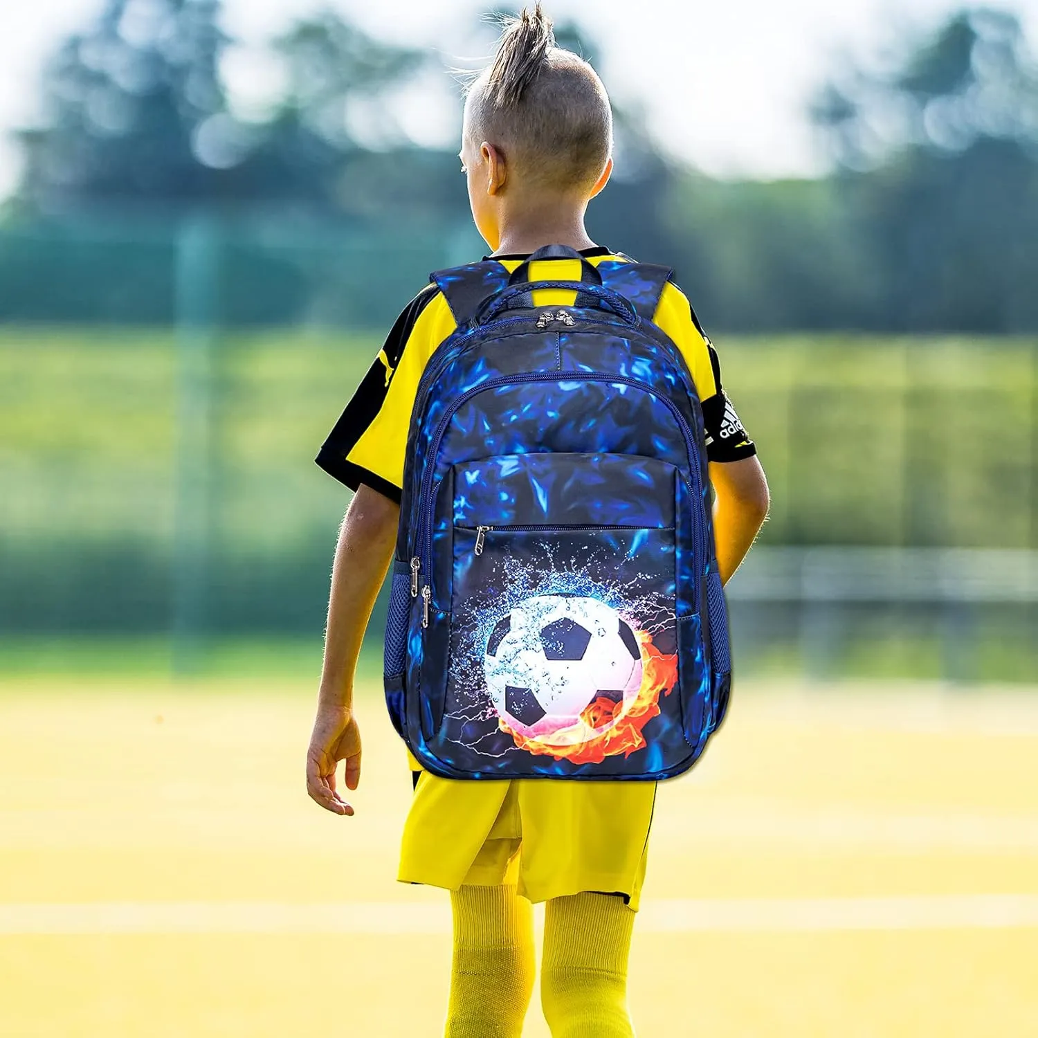 LEDAOU School Backpack Teen Kids Boys Girls Backpacks Teens Bookbag Casual Daypack School Bag