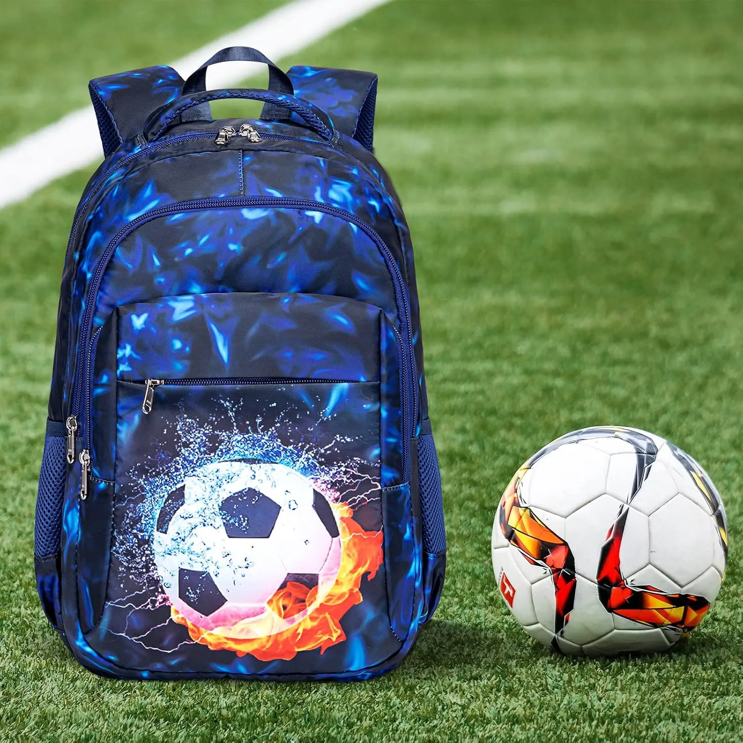 LEDAOU School Backpack Teen Kids Boys Girls Backpacks Teens Bookbag Casual Daypack School Bag