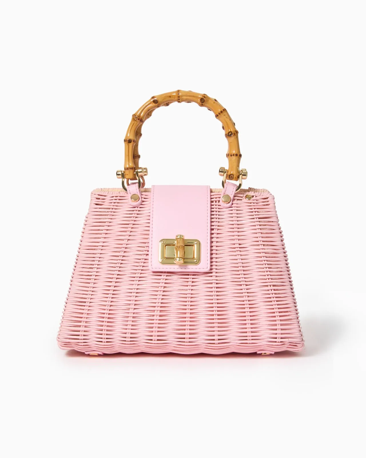 Leena Top Handle Bag in Pink Muse