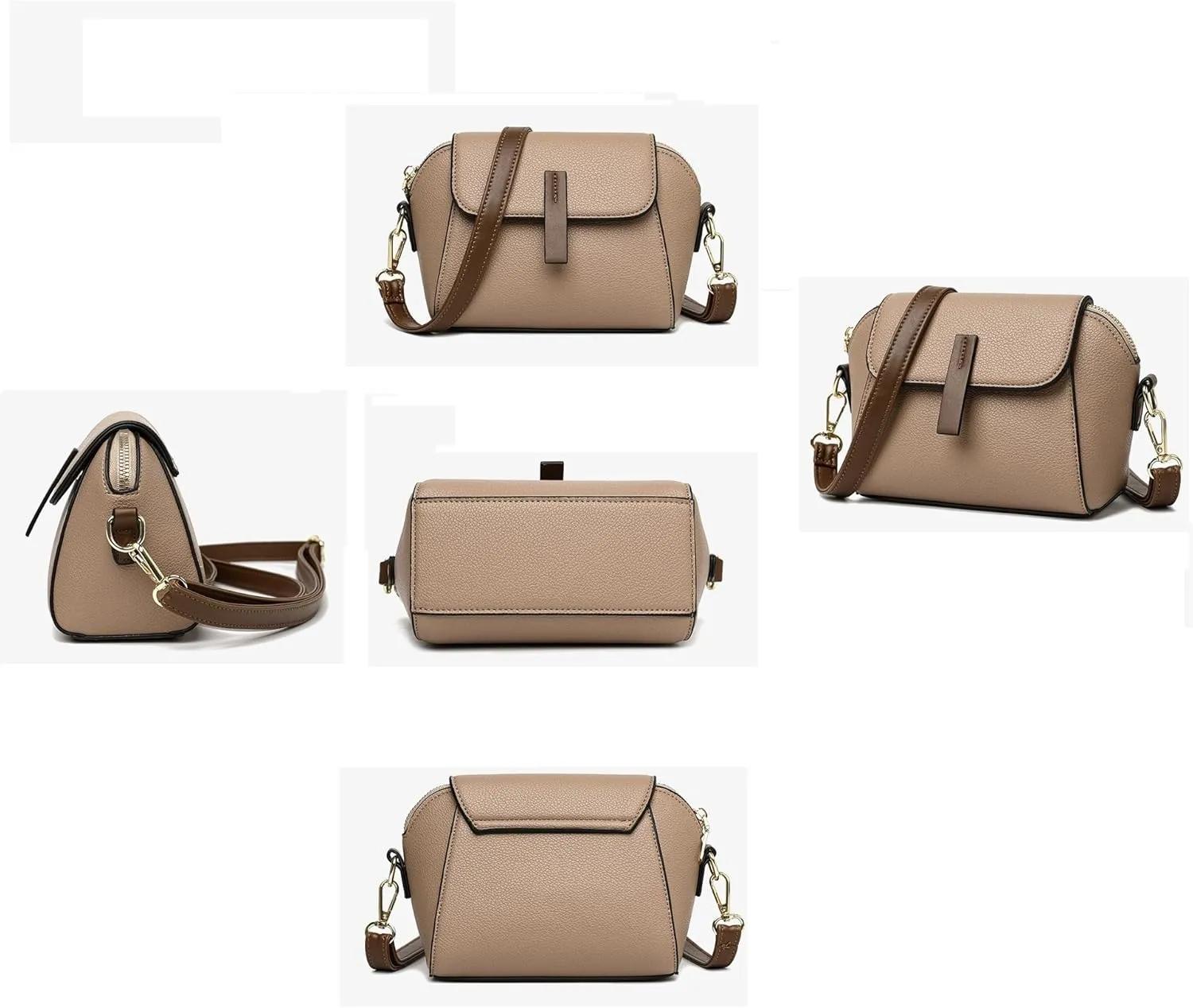 Light Luxury Soft Leather Crossbody Bag, Women Trendy Small Shoulder Bags Adjustable Straps, for Daily Outing