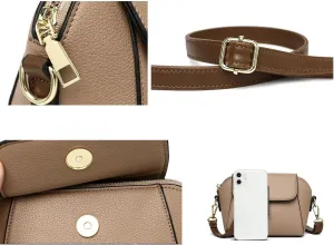 Light Luxury Soft Leather Crossbody Bag, Women Trendy Small Shoulder Bags Adjustable Straps, for Daily Outing
