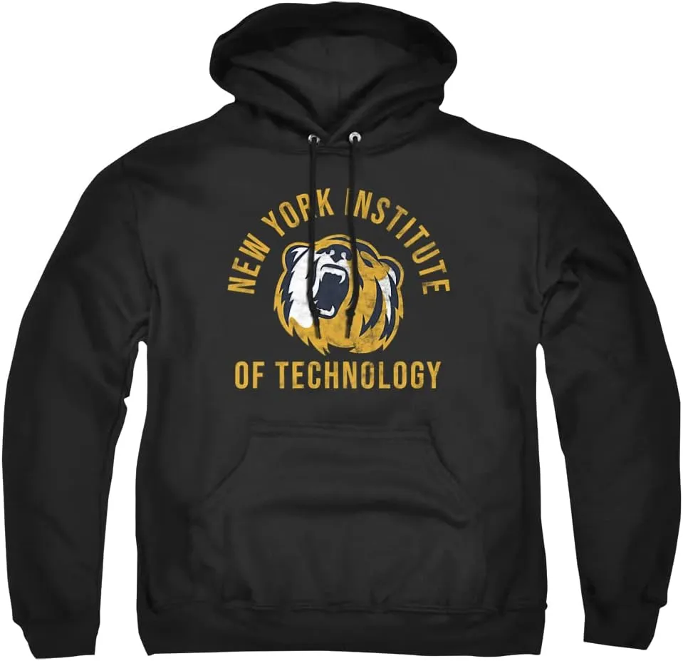 LOGOVISION New York Institute of Technology Official Bears Logo Unisex Adult Pull-Over Hoodie