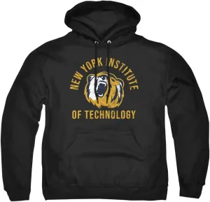 LOGOVISION New York Institute of Technology Official Bears Logo Unisex Adult Pull-Over Hoodie