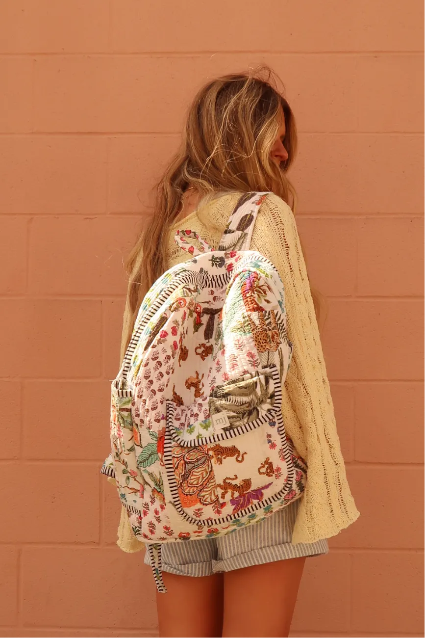 Lottie Quilted Backpack
