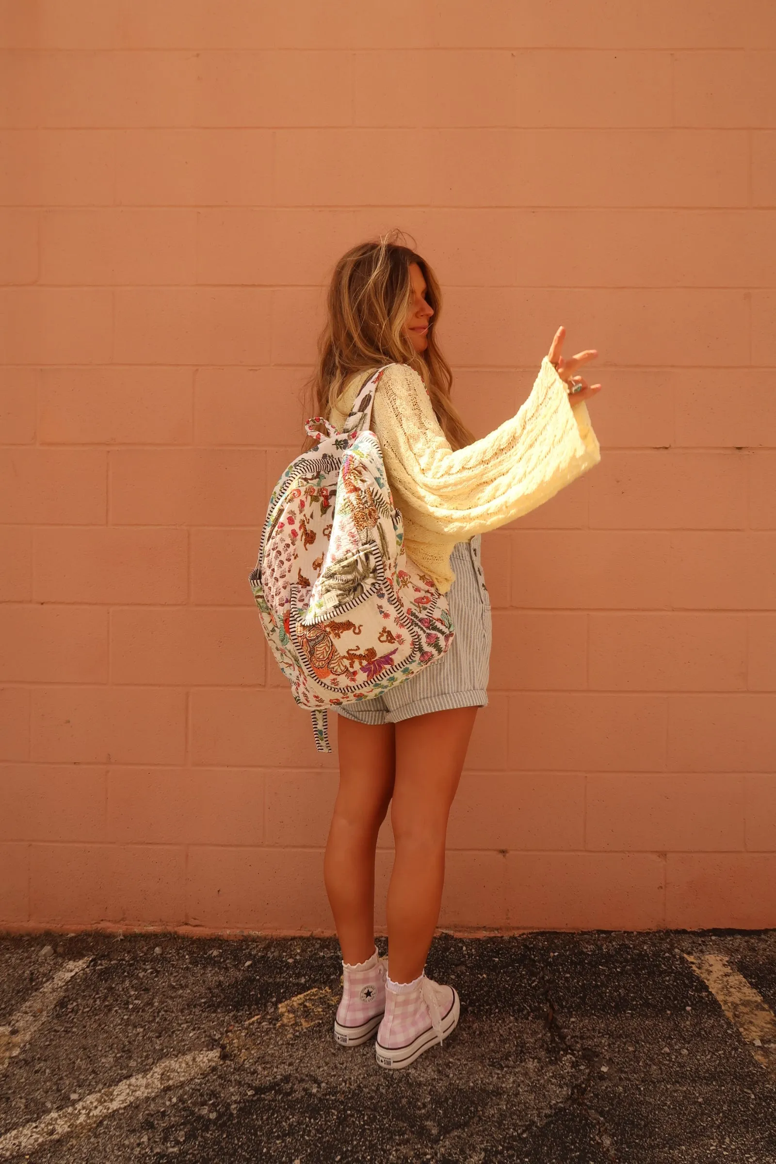 Lottie Quilted Backpack