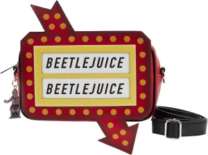 Loungefly Beetlejuice Graveyard Sign Cross Body Bag