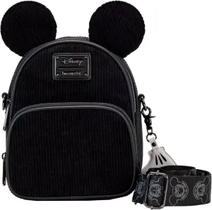 Loungefly Disney Mickey Corduroy Convertible Crossbody Bag