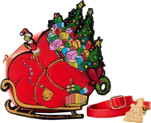 Loungefly DR Seuss Grinch Sleigh Cross Body Bag